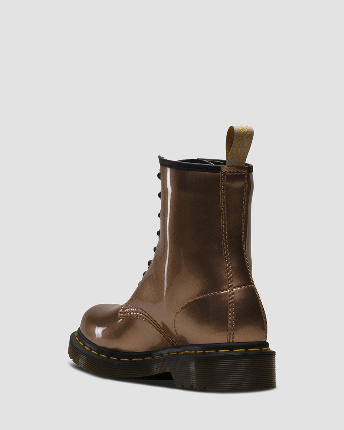 Vegan 1460 Metallic Chrome in ROSE GOLD | Dr. Martens™