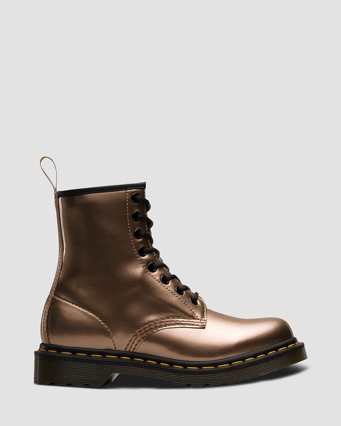 Vegan 1460 Metallic Chrome in ROSE GOLD | Dr. Martens™