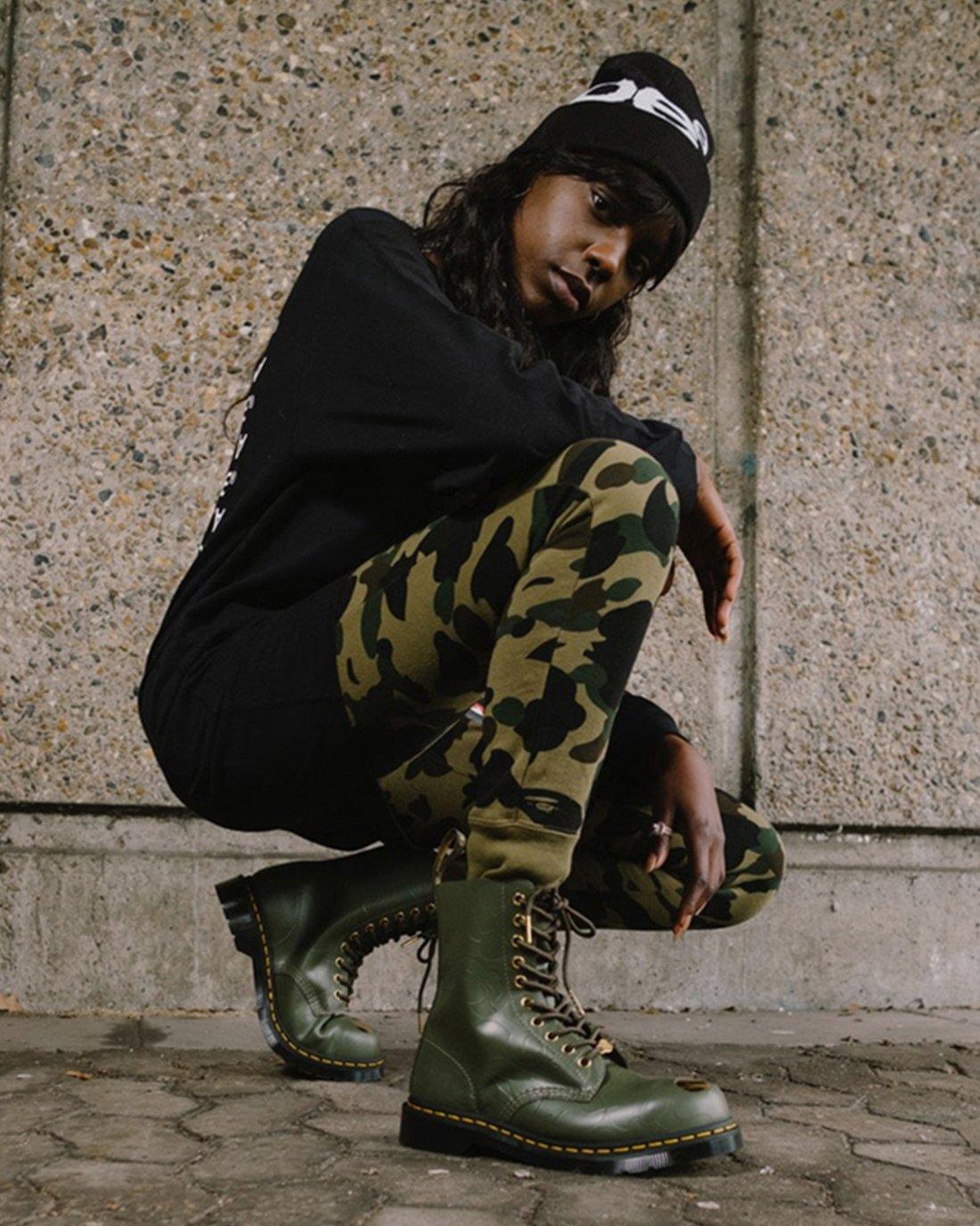 1490 Bape in Khaki | Dr. Martens display picture 1