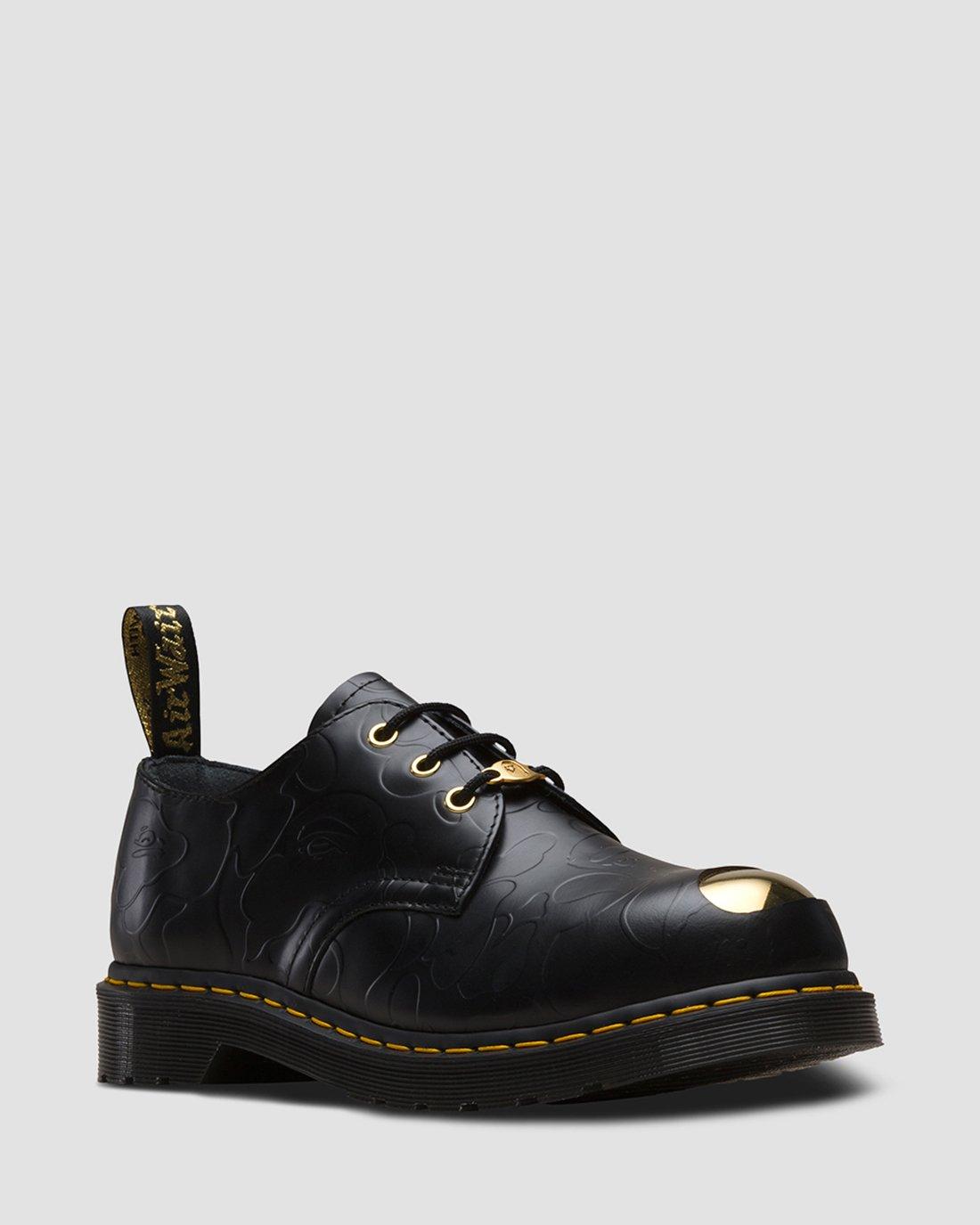靴 Dr. Martens 1461 BAPE Black 1461 Petri Bape in BLACK | Dr. Martens™
