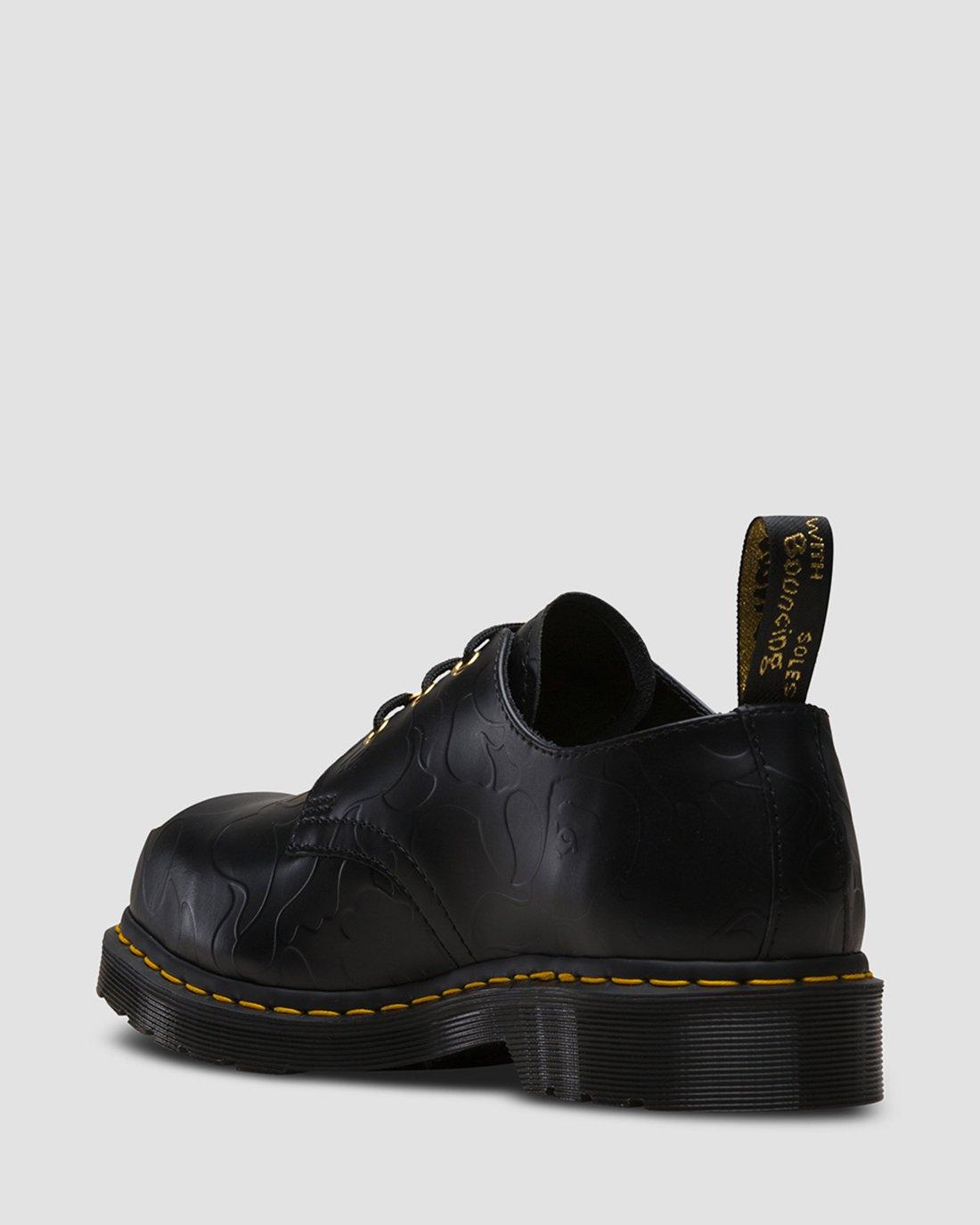 靴 Dr. Martens 1461 BAPE Black 1461 Petri Bape in BLACK | Dr. Martens™
