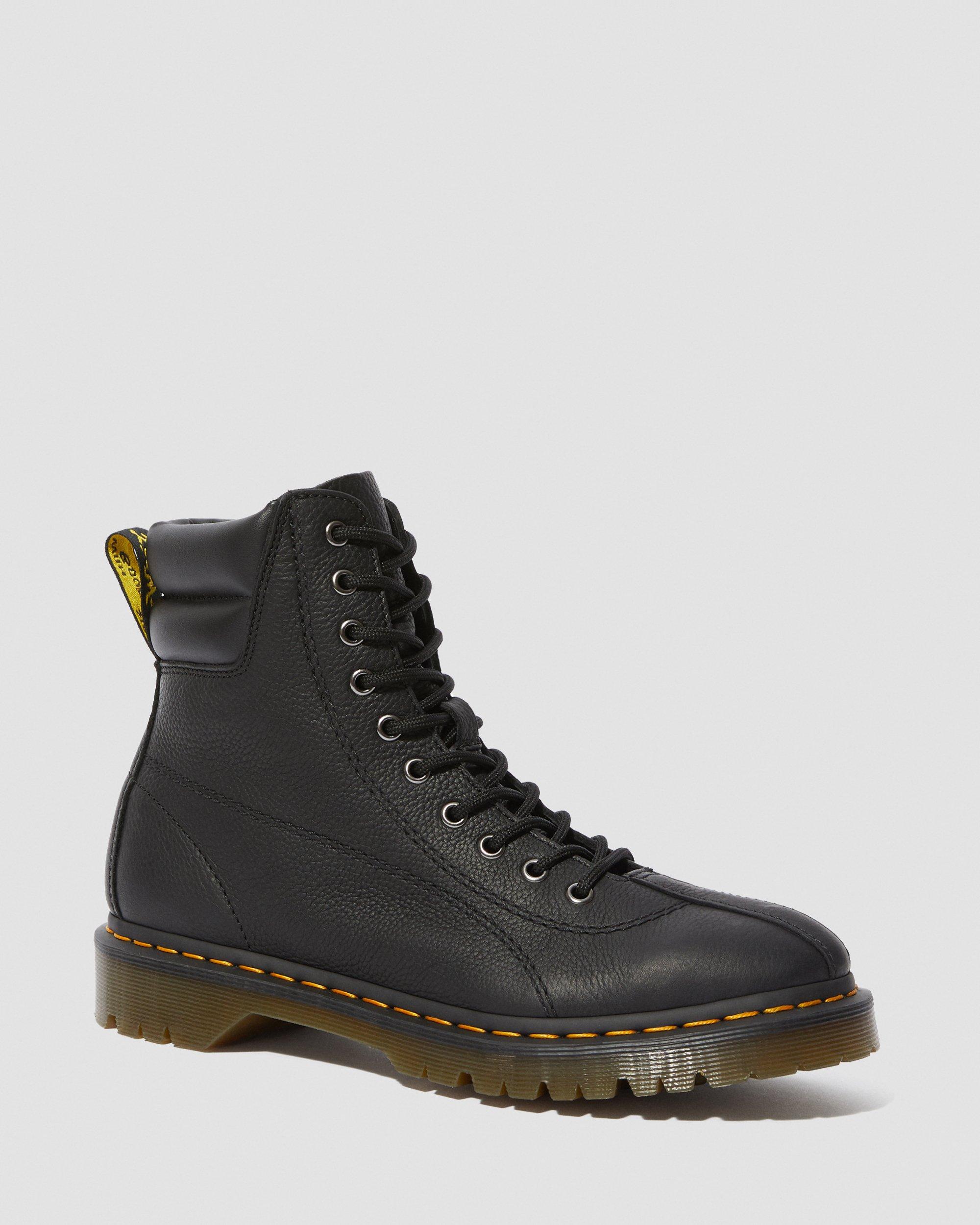 SANTO LEATHER PADDED COLLAR BOOTS | Dr. Martens