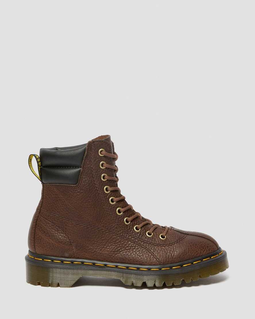 SANTO LEATHER PADDED COLLAR BOOTS | Dr Martens