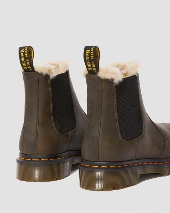 2976 Leonore Chelsea Støvler Med Imiteret Pelsforing Dr. Martens