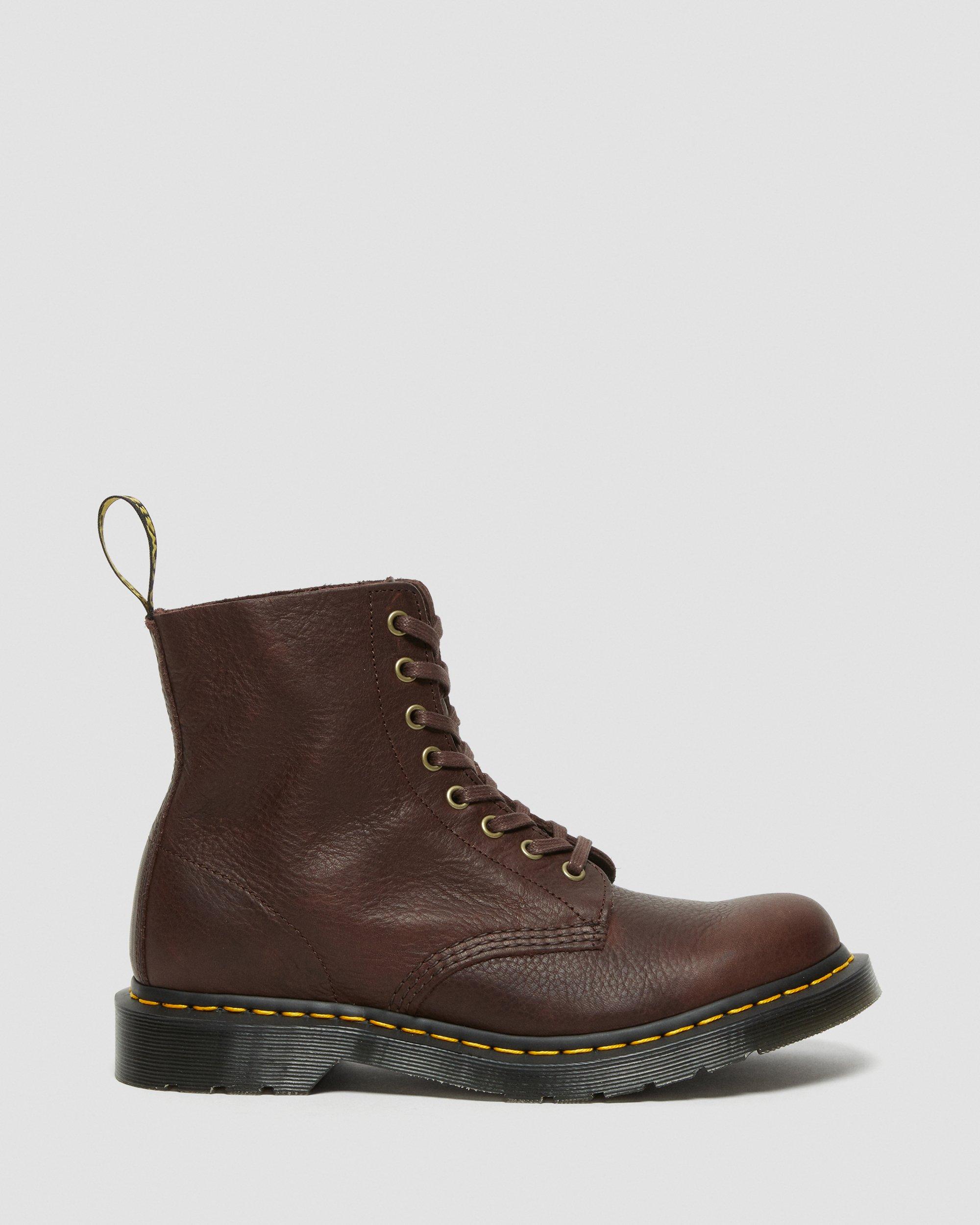 1460 Pascal Ambassador Leather Lace Up Boots in Cask | Dr. Martens