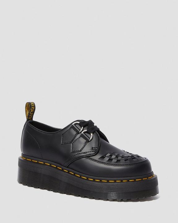 Zapatos creeper de piel con plataforma Sidney Dr. Martens