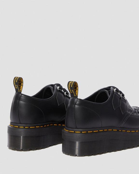 Sidney Leather Creeper Platform Shoes in Black | Dr. Martens Sidney Leather Creeper Platform Shoes in Black | Dr. Martens