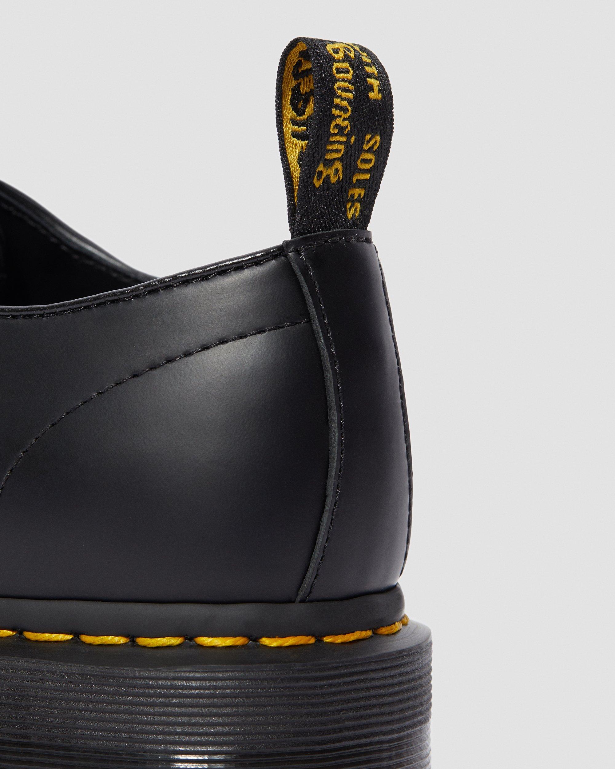 Sidney Leather Creeper Platform Shoes in Black | Dr. Martens