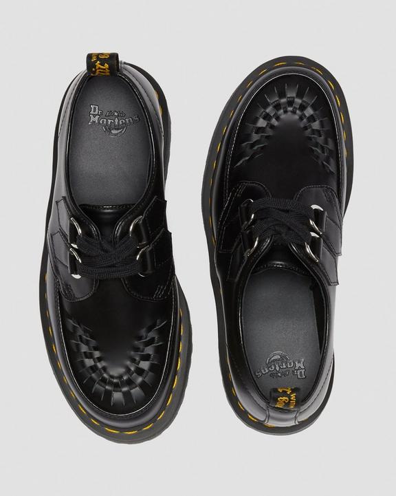 Zapatos creeper de piel con plataforma Sidney Dr. Martens