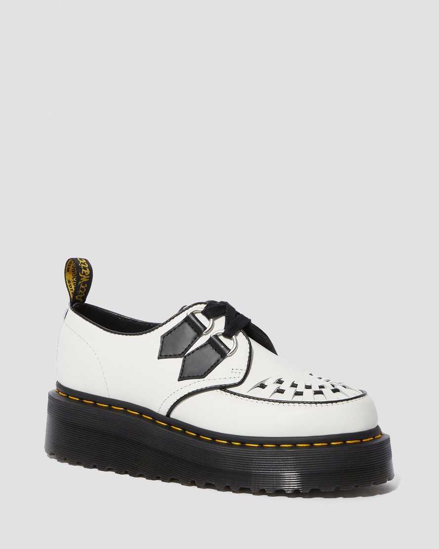town beads Personification Sidney Leather Creeper Platform Shoes | Dr. Martens