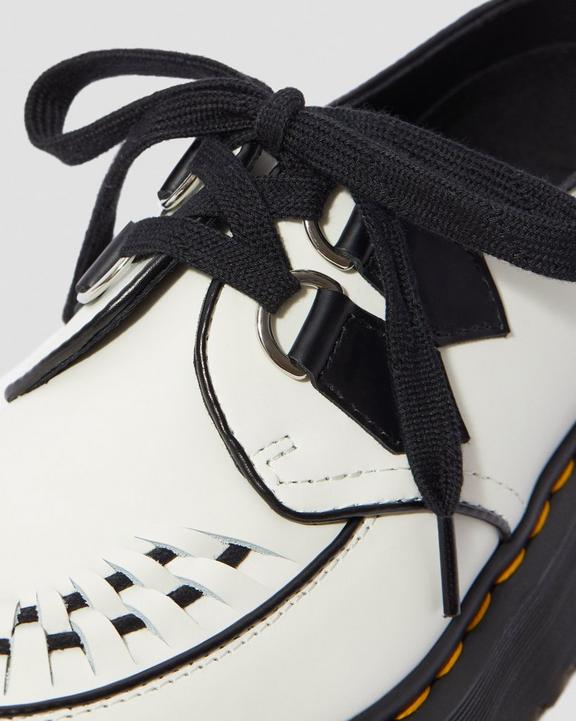 SIDNEY CREEPER QUAD PLATFORM in White | Dr. Martens SIDNEY CREEPER QUAD PLATFORM in White | Dr. Martens