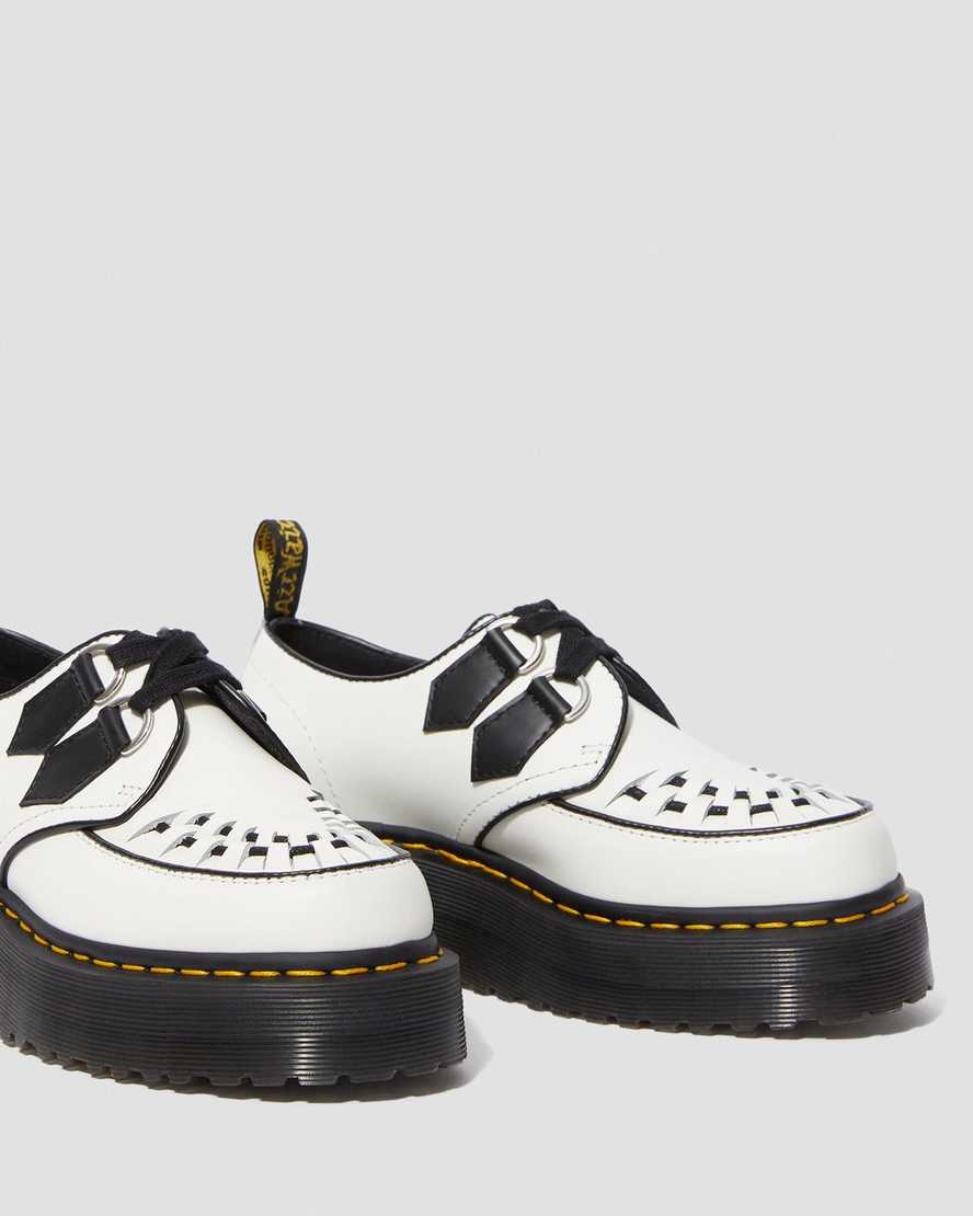 Sidney Leather Creeper Platform Shoes | Dr Martens