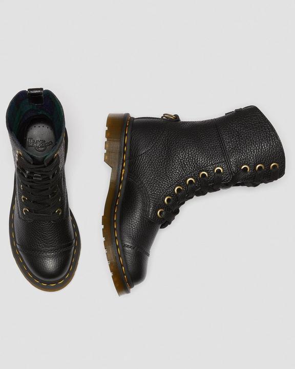 Aimilita Women's Leather Tall Boots Dr. Martens