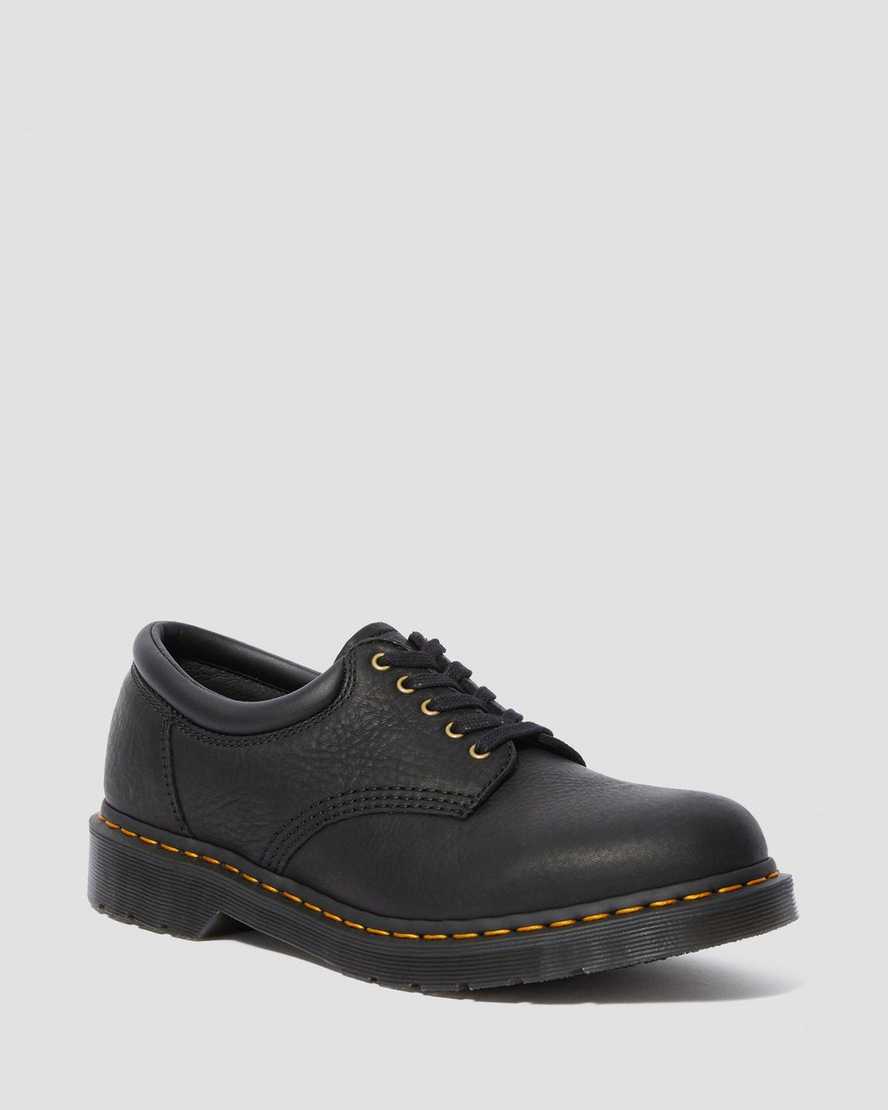 8053 LEATHER PADDED COLLAR SHOES | Dr Martens