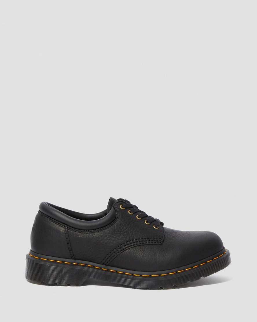 8053 LEATHER PADDED COLLAR SHOES | Dr Martens