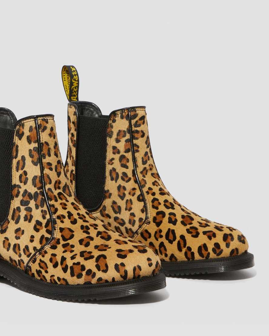 Flora Leopard Chelsea Boots | Dr Martens