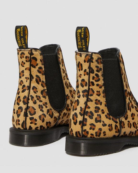 Flora Leopard Chelsea Boots Dr. Martens
