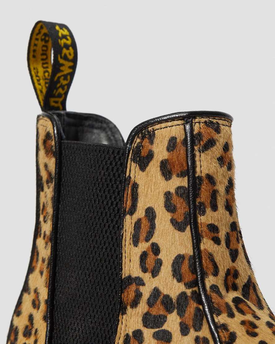 Flora Leopard Chelsea Boots | Dr Martens
