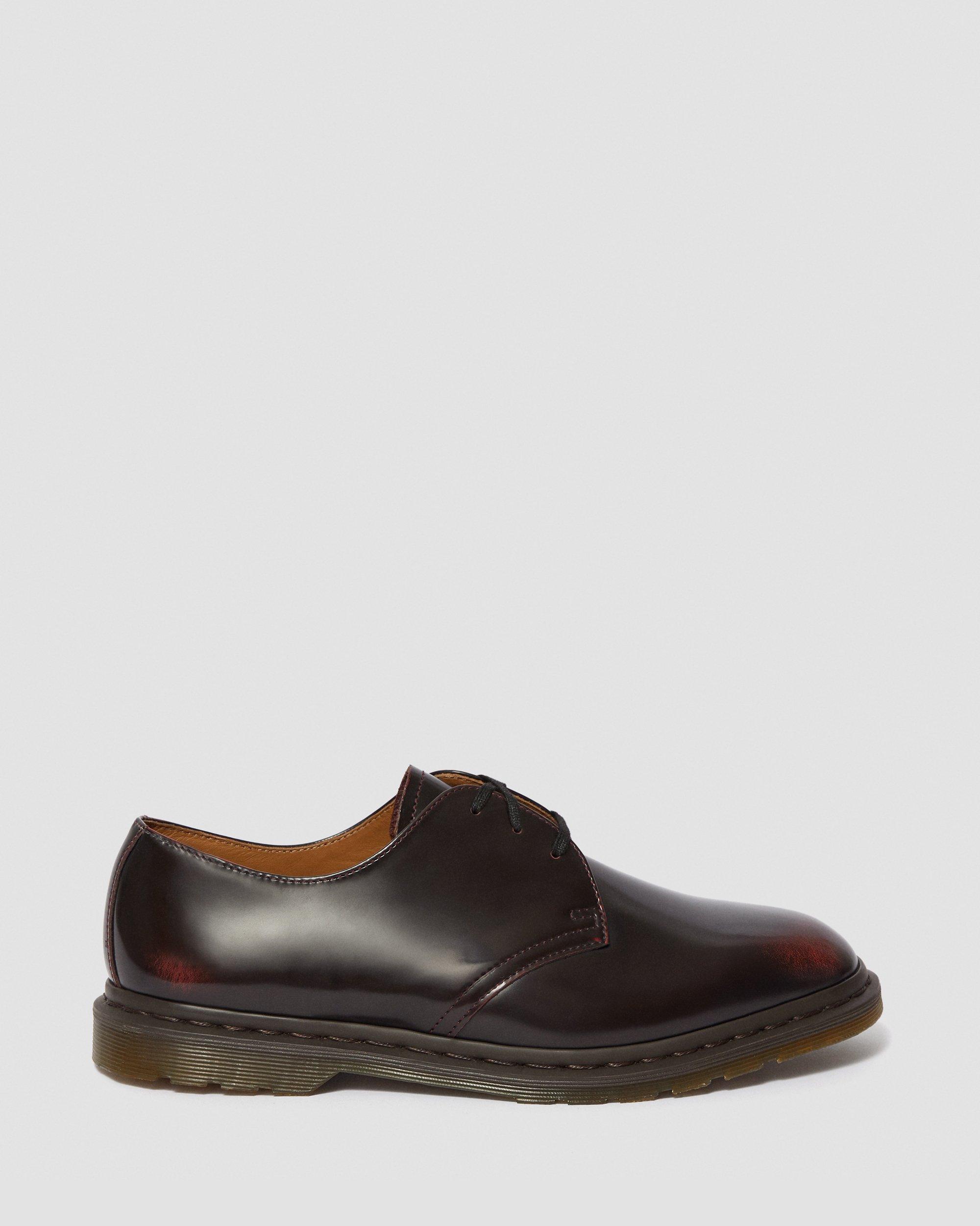 Archie II Arcadia Leather Lace Up Shoes in CHERRY RED | Dr. Martens™