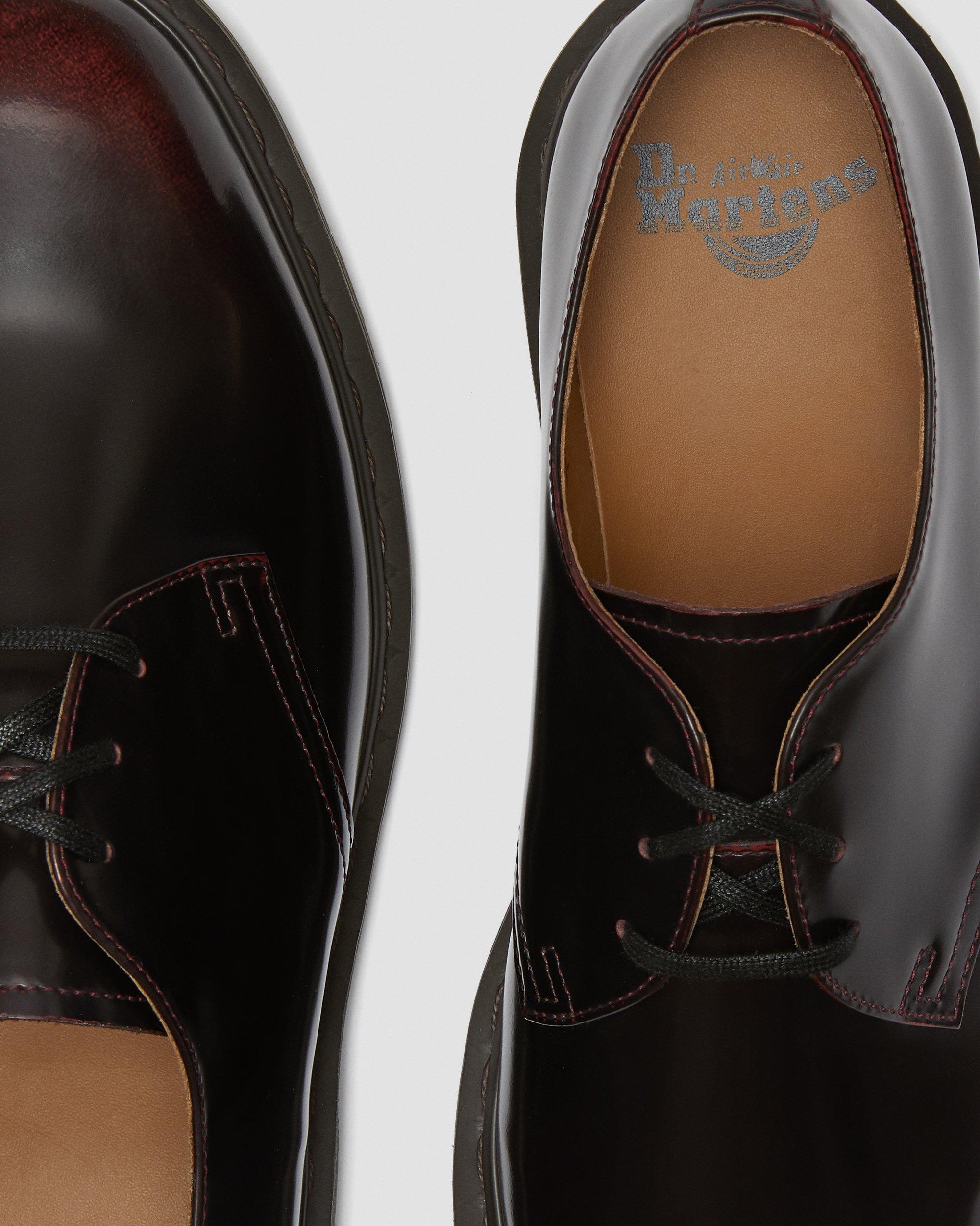 Archie II Arcadia Leather Lace Up Shoes in CHERRY RED | Dr. Martens™