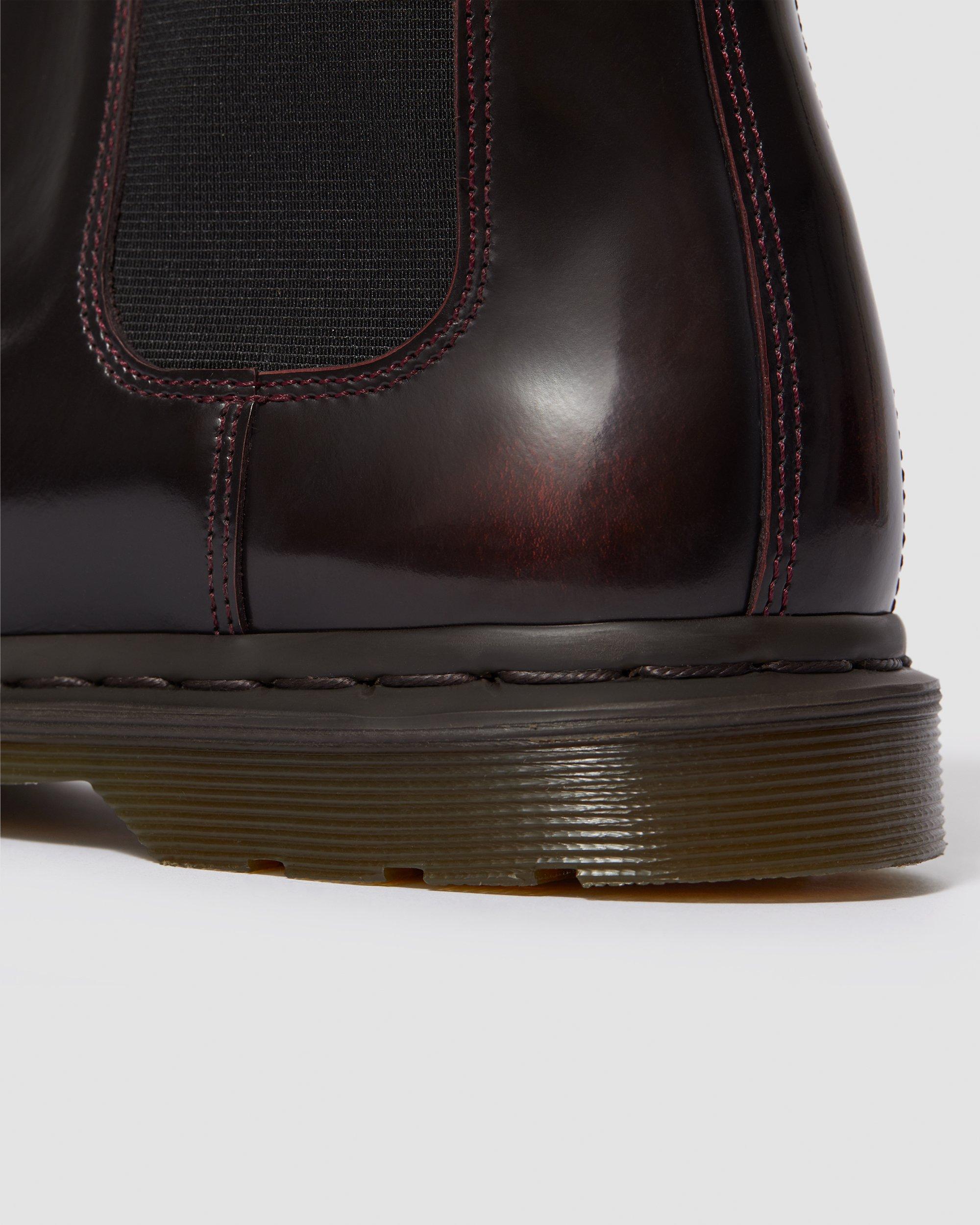 Graeme II Men's Arcadia Leather Chelsea Boots in CHERRY RED | Dr