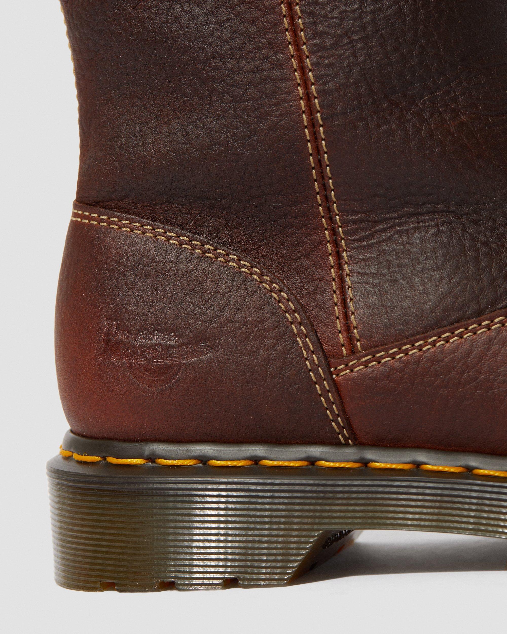 Belsay Women's Leather Steel Toe Work Boots Dr. Martens