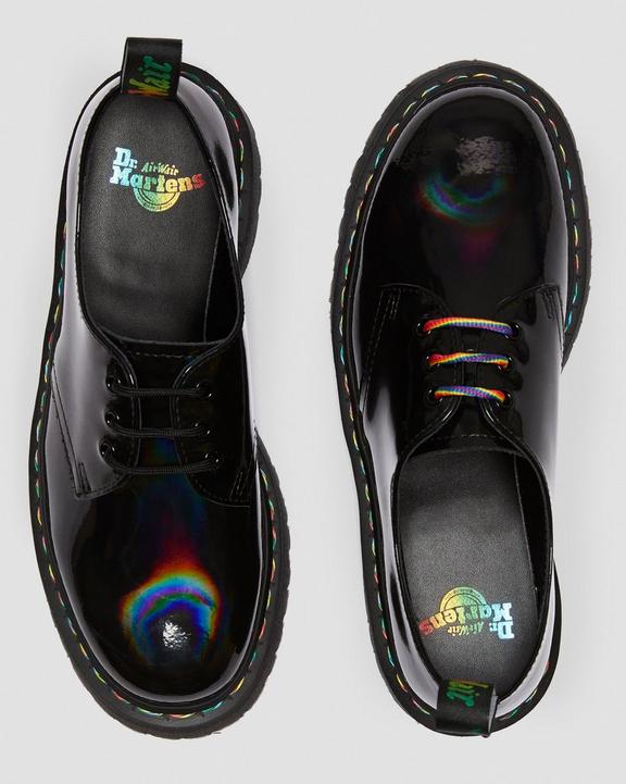 1461 Rainbow Patent Platform Shoes Dr. Martens