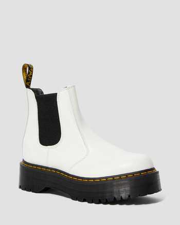 2976 Smooth Leather Platform Chelsea Boots
