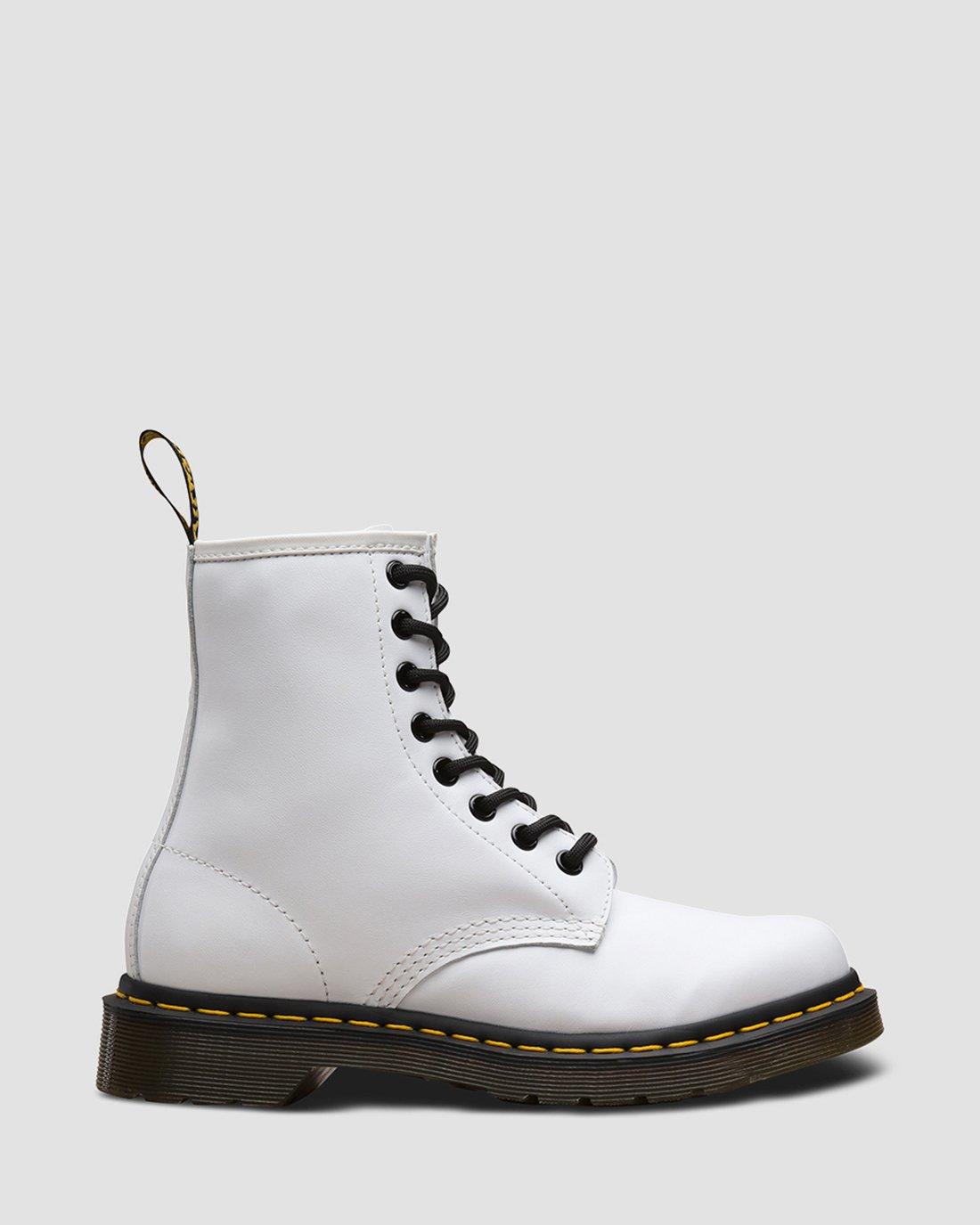 1460 Softy T Leather Lace Up Boots in WHITE | Dr. Martens™
