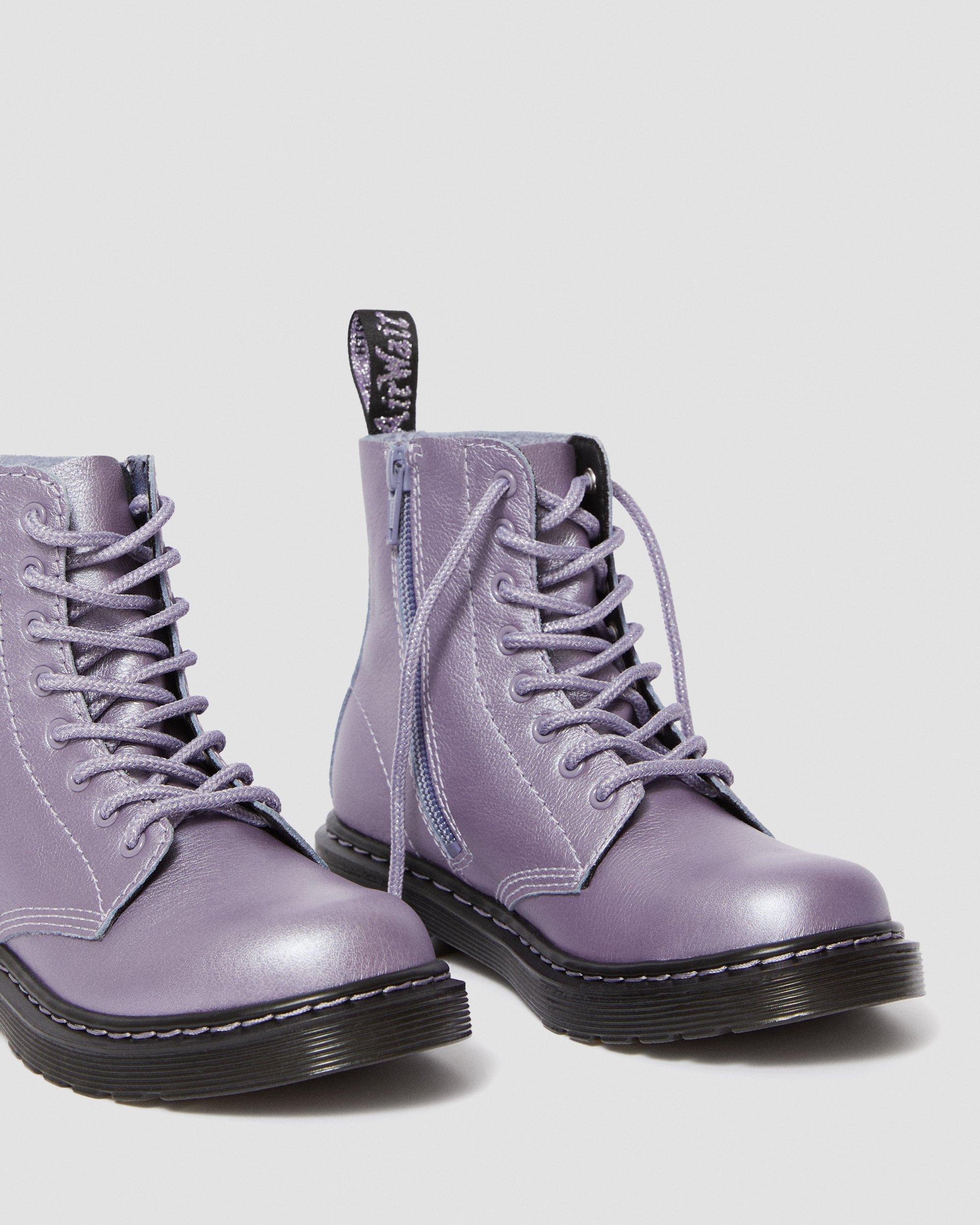 junior 1460 pascal metallic boots