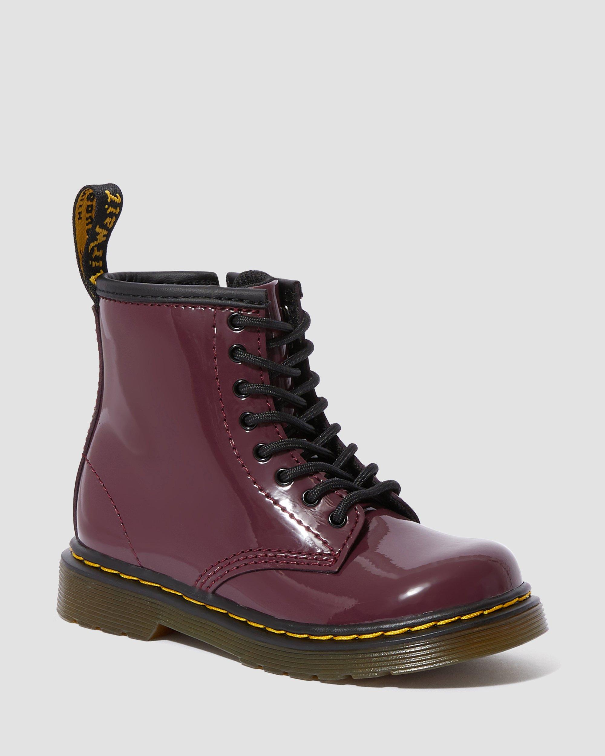 Toddler black 2024 patent dr martens