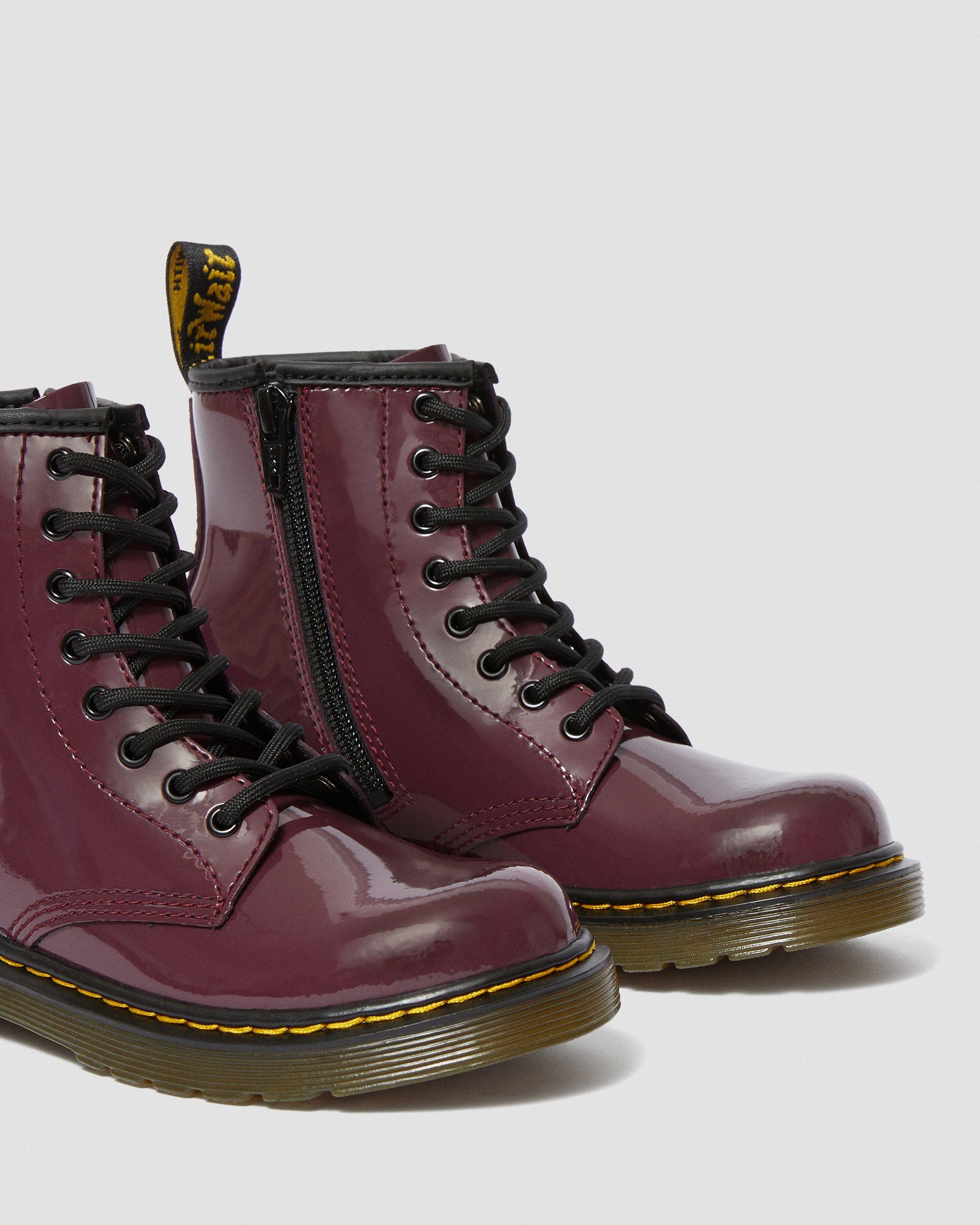 Botas 1460 para niños junior en charol