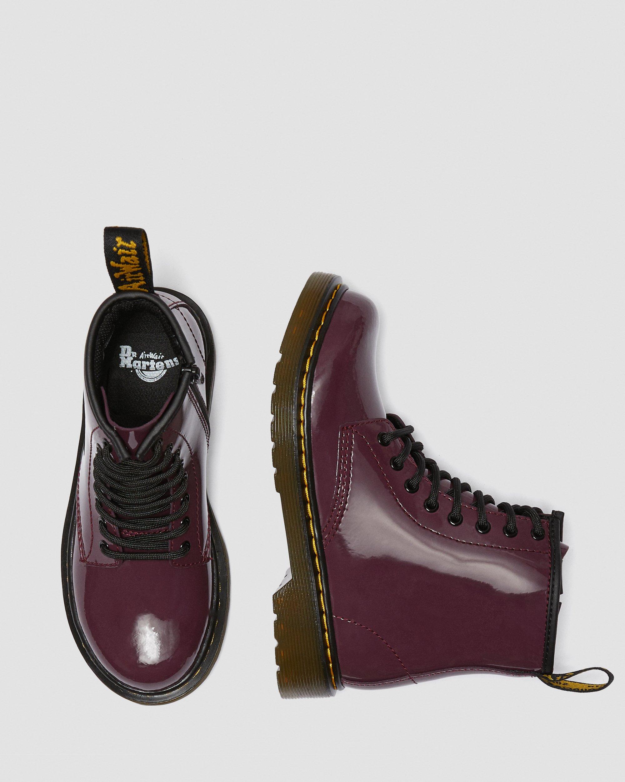 Botas 1460 para niños junior en charol