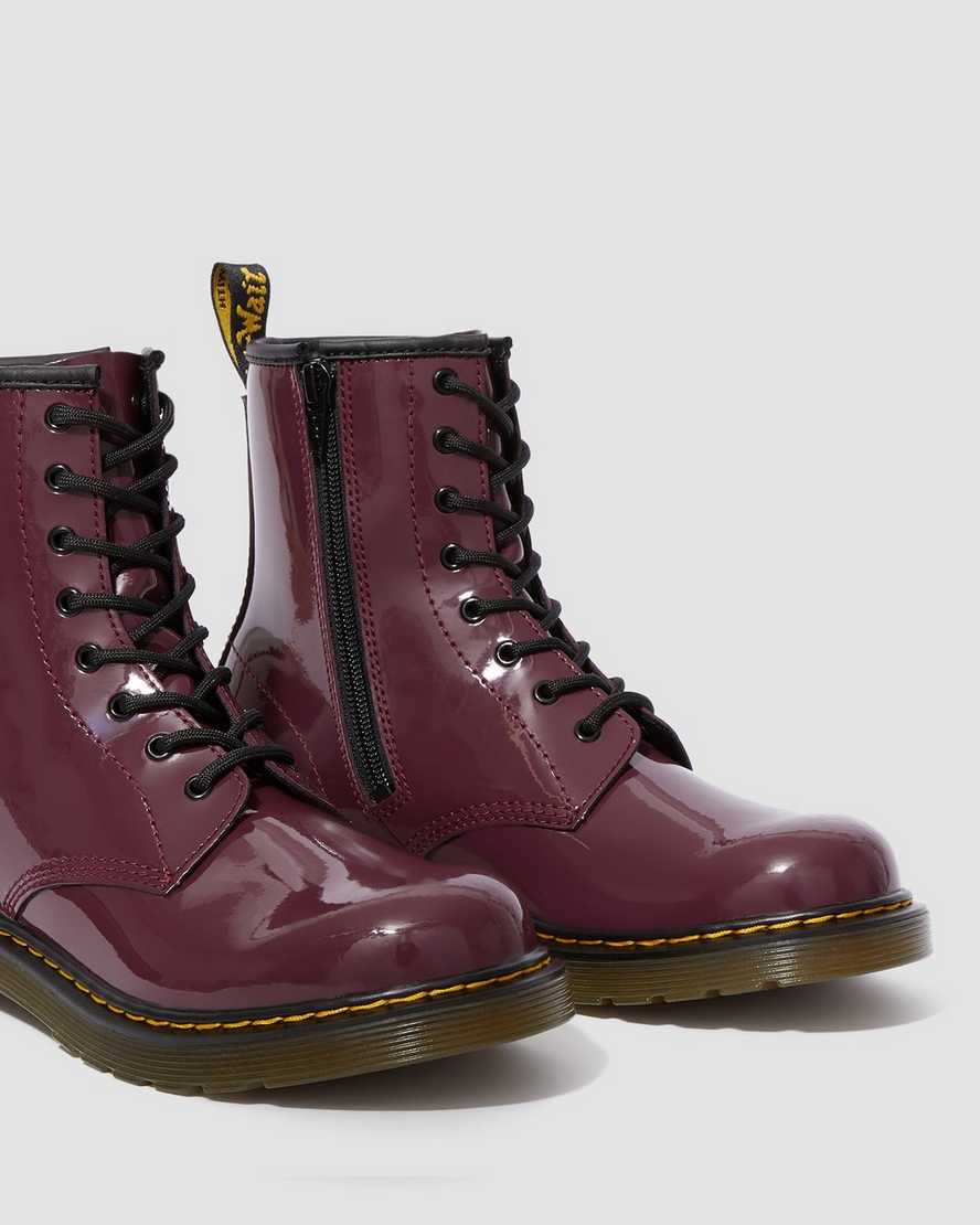 Youth 1460 Patent Leather Lace Up Boots Dr. Martens