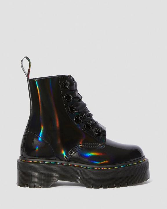 Molly Rainbow Patent Dr. Martens