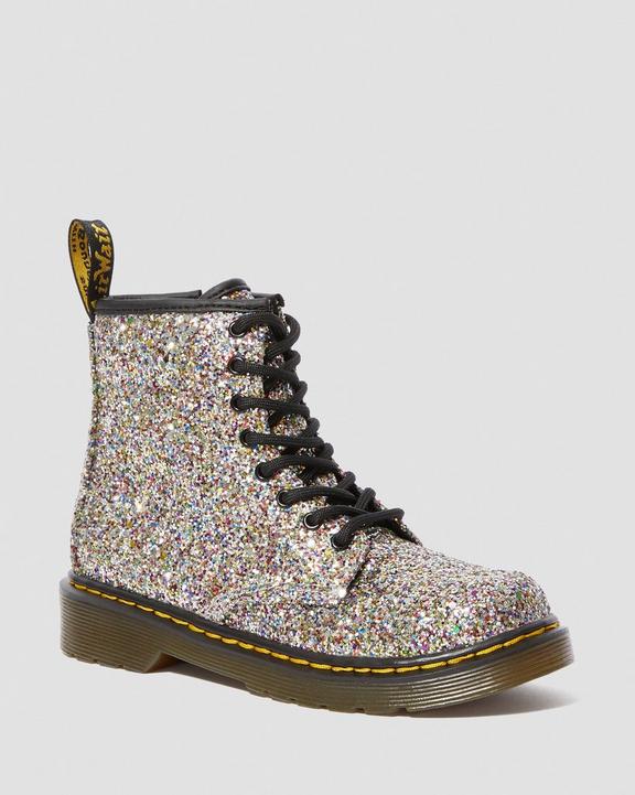 Junior 1460 Chunky Glitter in Multi Silver | Dr. Martens Junior 1460 Chunky Glitter in Multi Silver | Dr. Martens