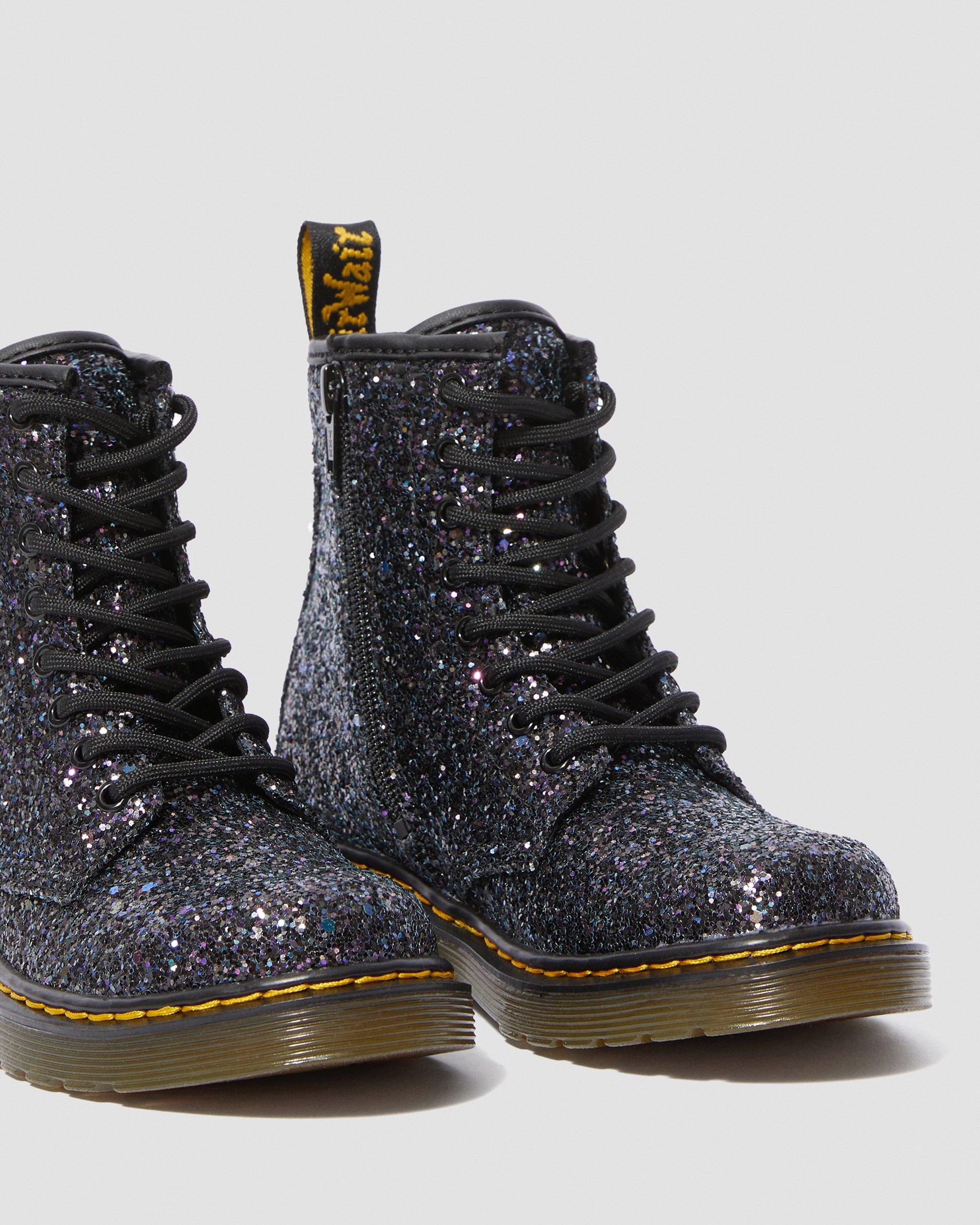 black sparkle dr martens