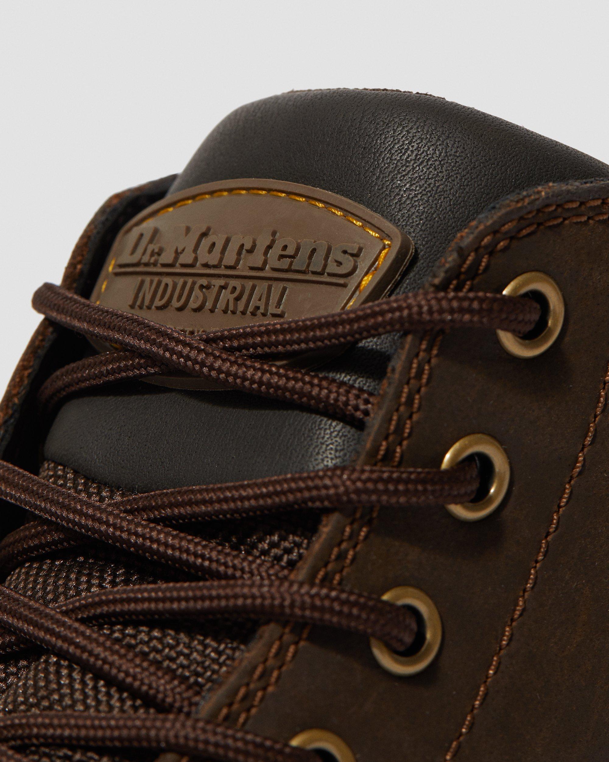 Ledger Slip Resistant Leather Work Boots | Dr. Martens