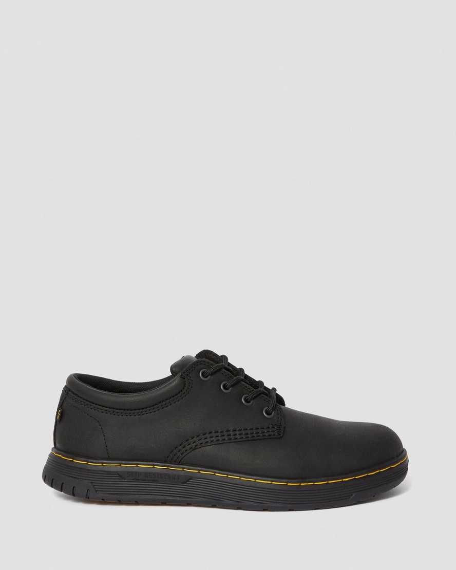 Culvert Slip Resistant Leather Work Shoes in Black | Dr. Martens