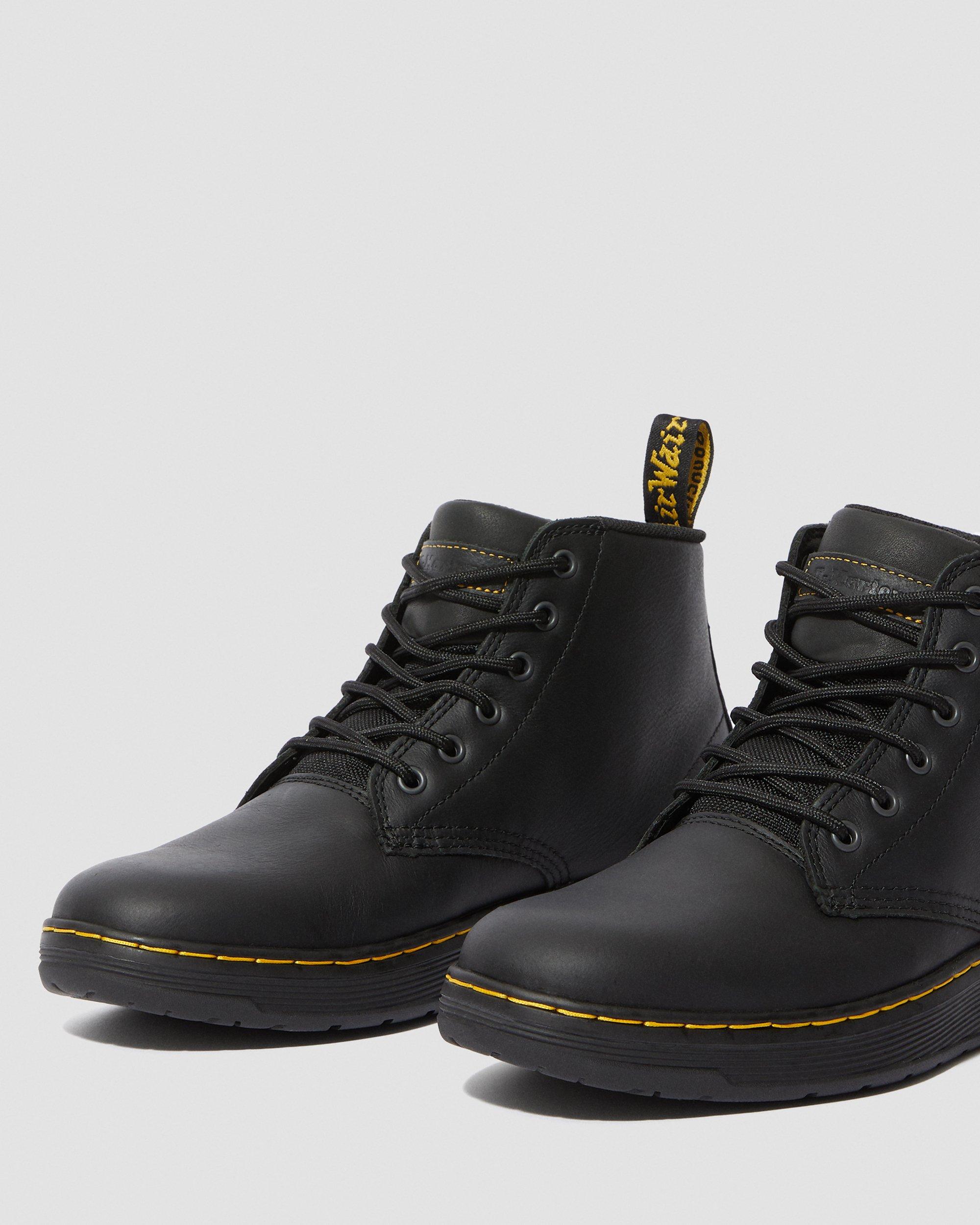 AMWELL NON SLIP LEATHER LACE UP BOOTS Dr. Martens