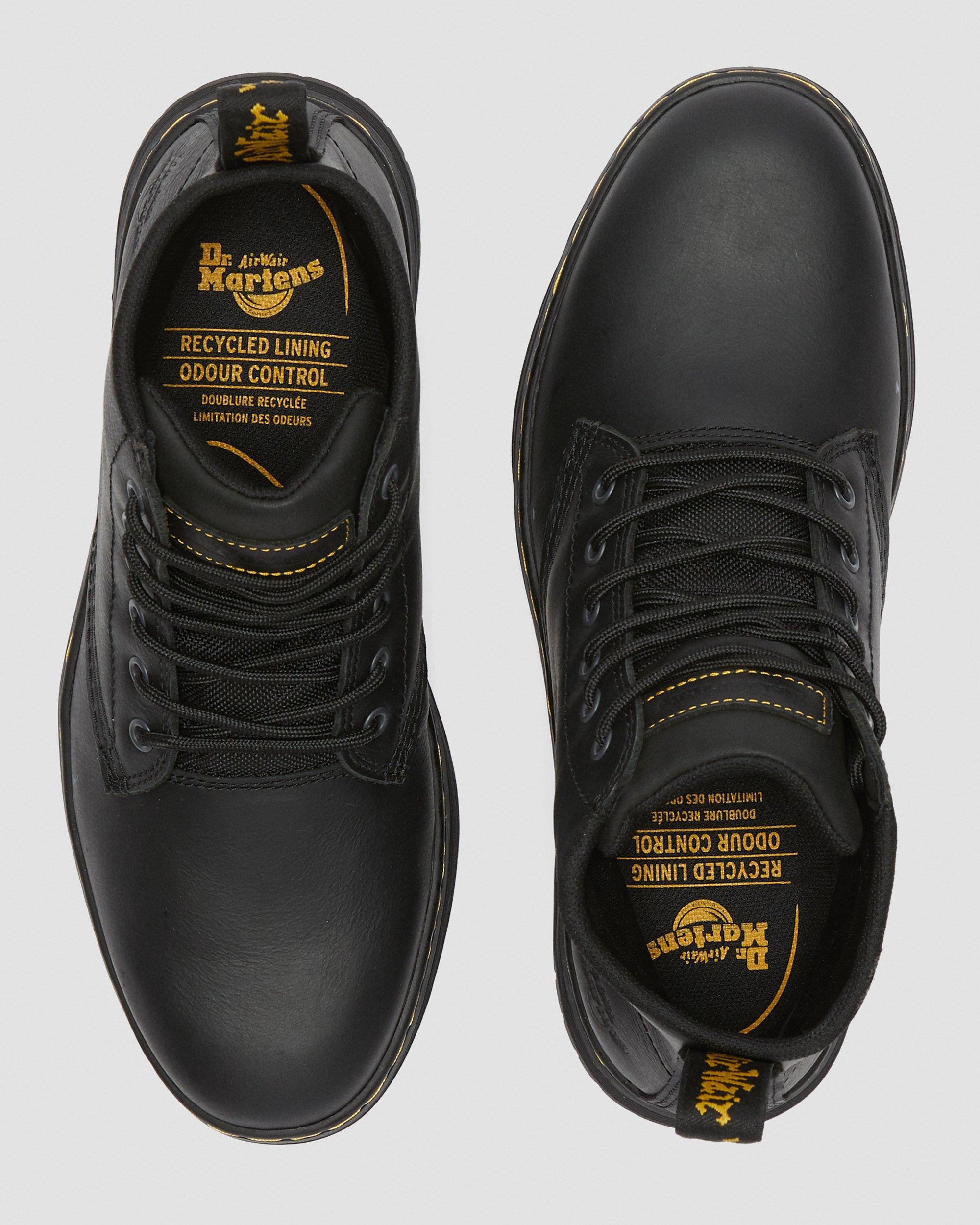 Amwell Slip Resistant Leather Lace Up Boots in Black | Dr  display picture 2