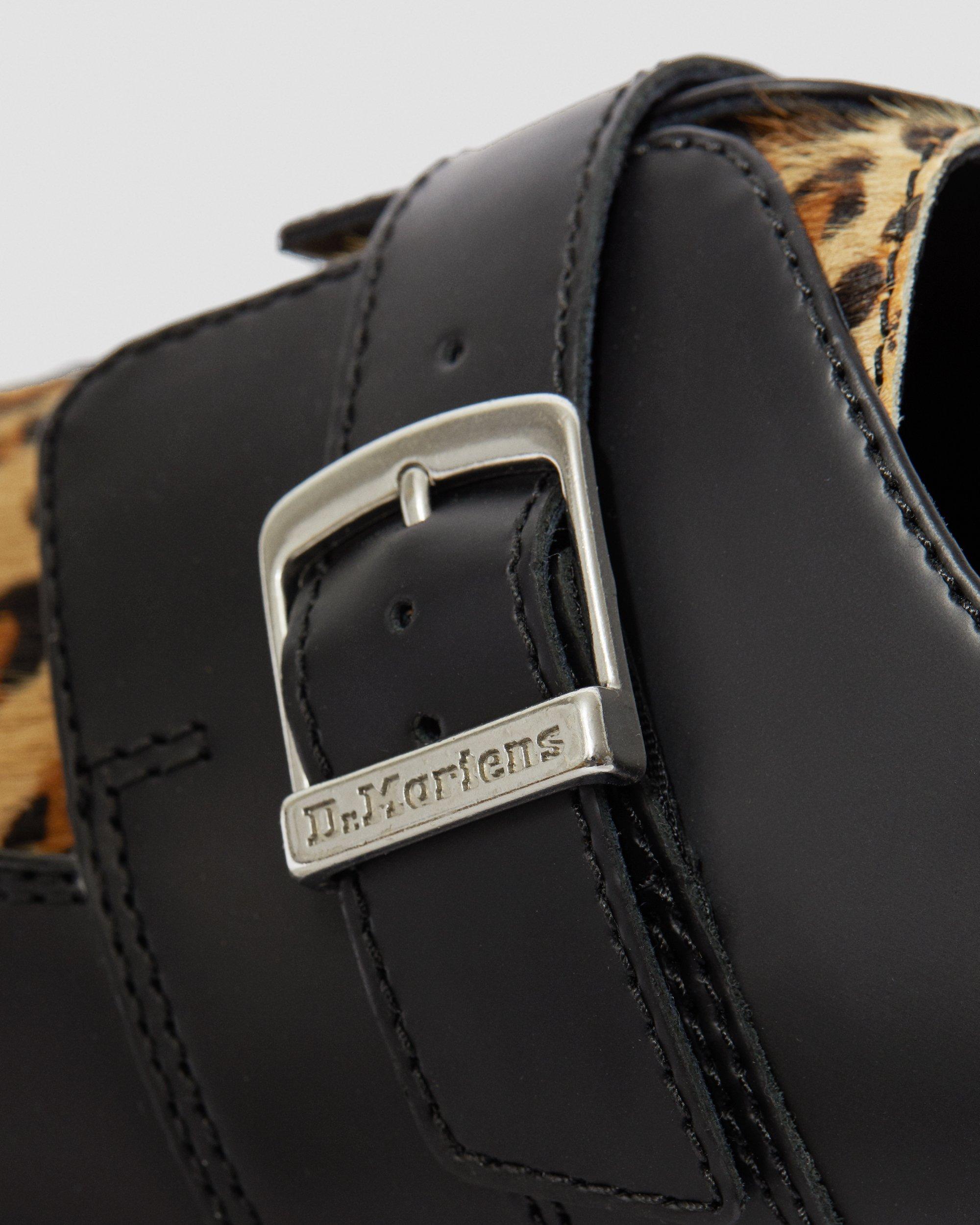 Ramsey Monk Leopard in BLACK+MEDIUM LEOPARD | Dr. Martens™