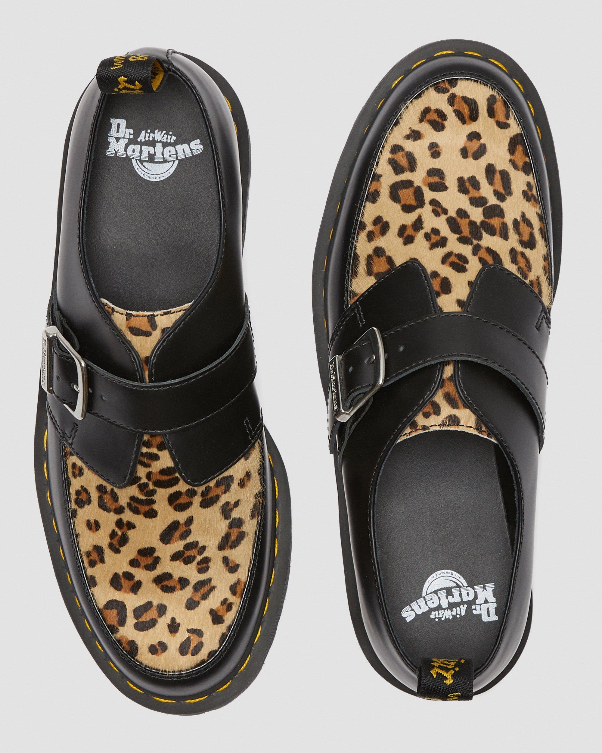 Ramsey Monk Leopard in BLACK+MEDIUM LEOPARD | Dr. Martens™