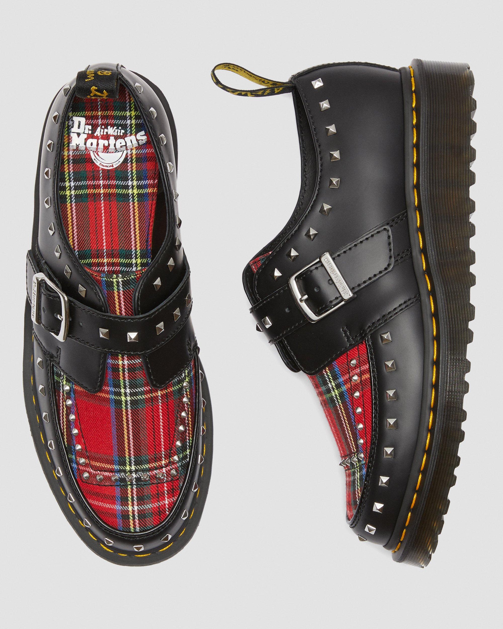 靴 KINGMASA Dr. Martens RAMSEY MONK Ramsey Monk Tartan in BLACK+RED STEWART | Dr. Martens™
