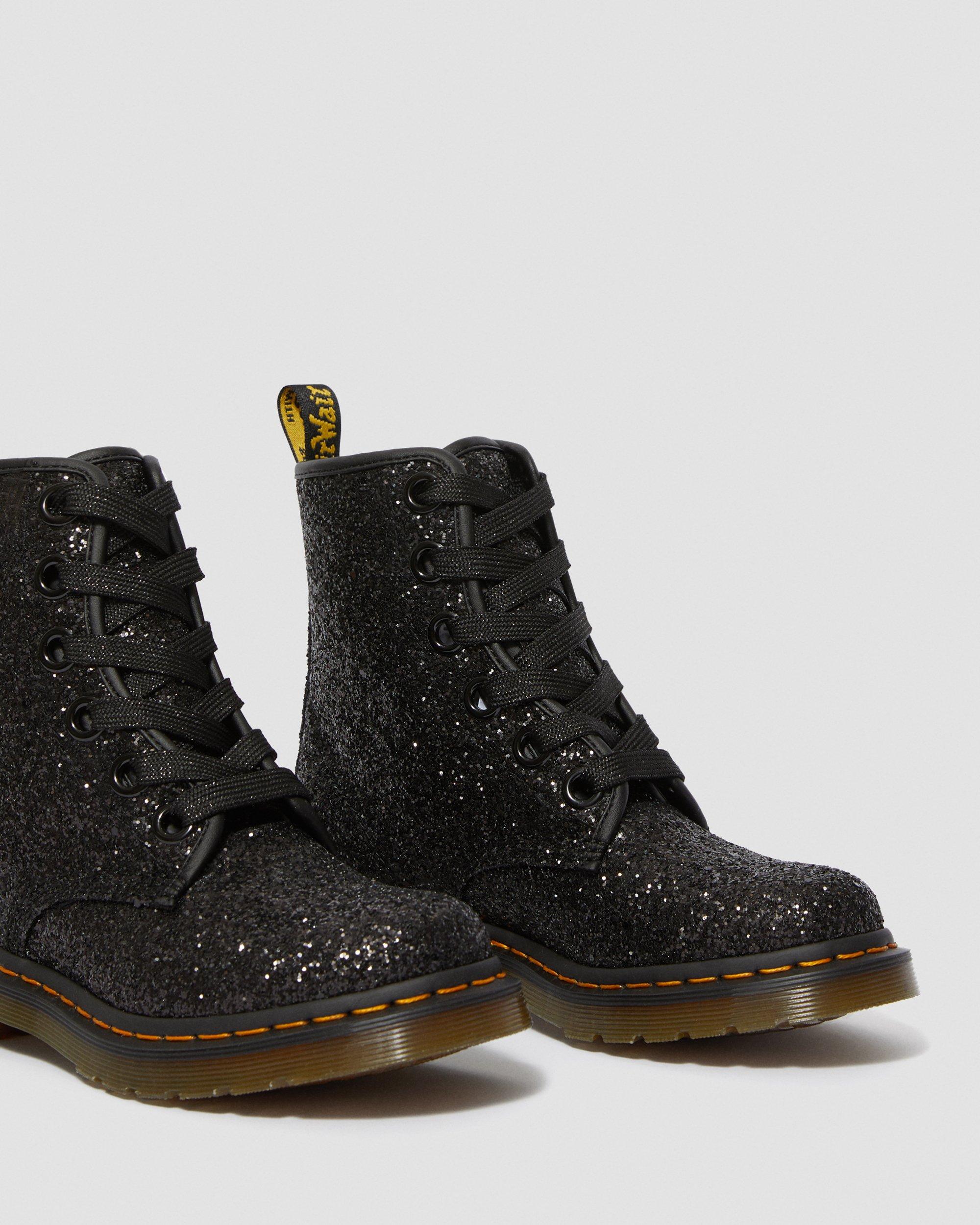 1460 FARRAH GLITTER ANKLE BOOTS