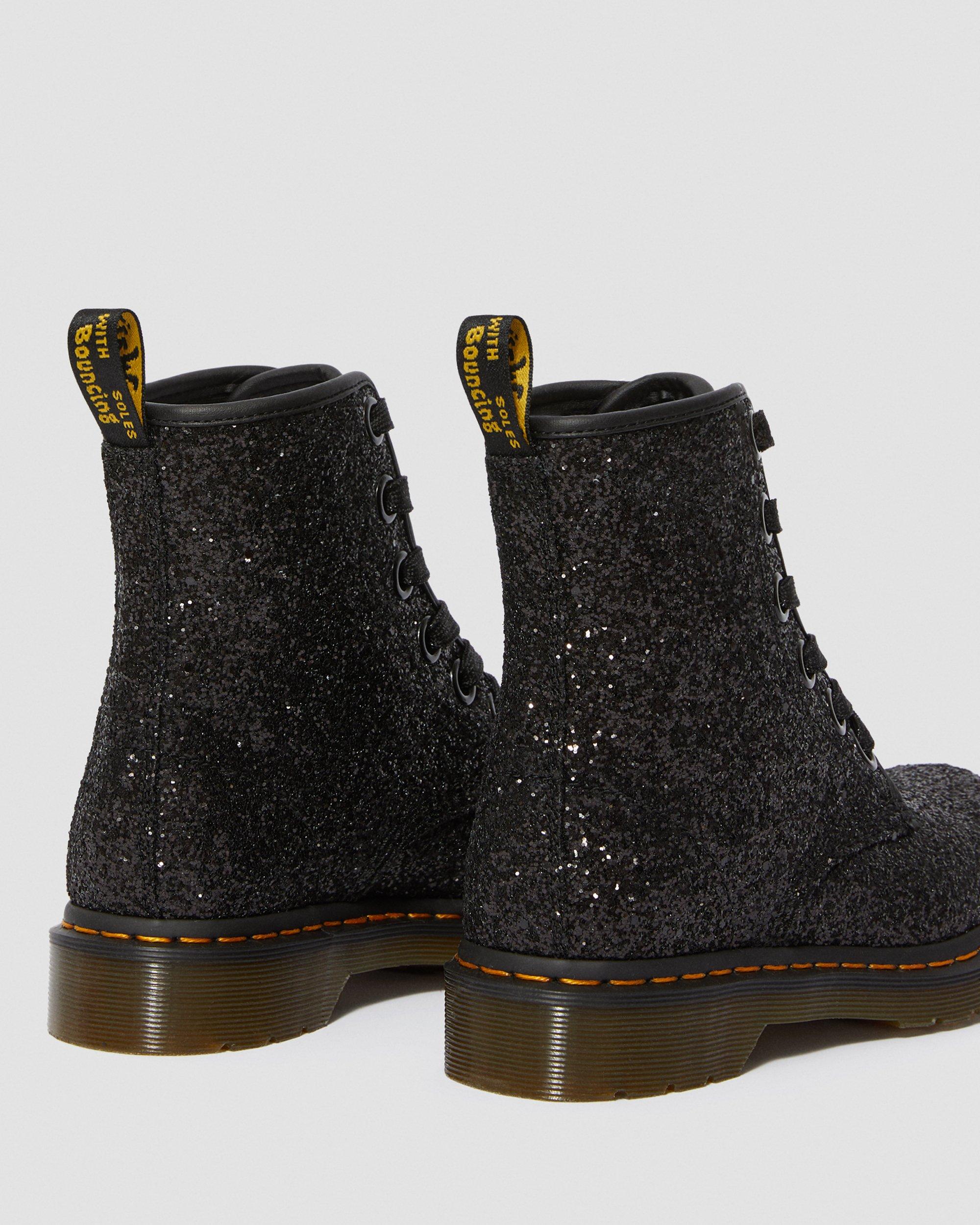 1460 FARRAH GLITTER ANKLE BOOTS