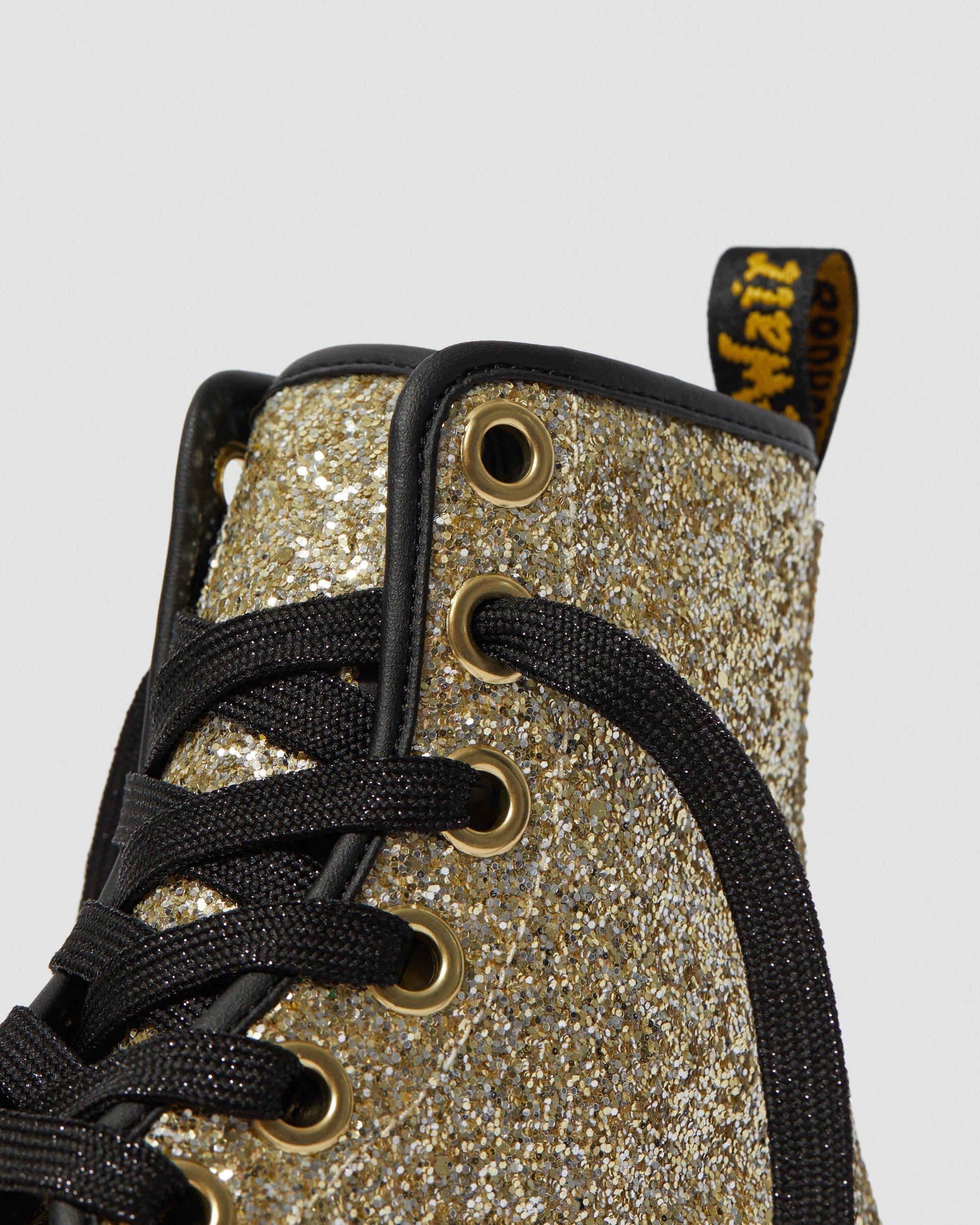 1460 FARRAH GLITTER ANKLE BOOTS