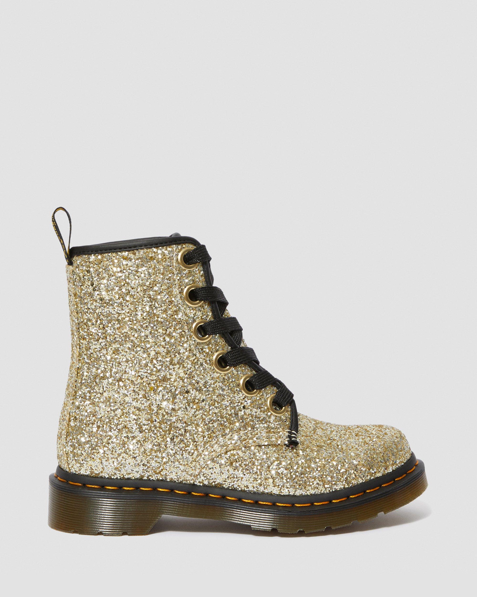 1460 FARRAH GLITTER ANKLE BOOTS