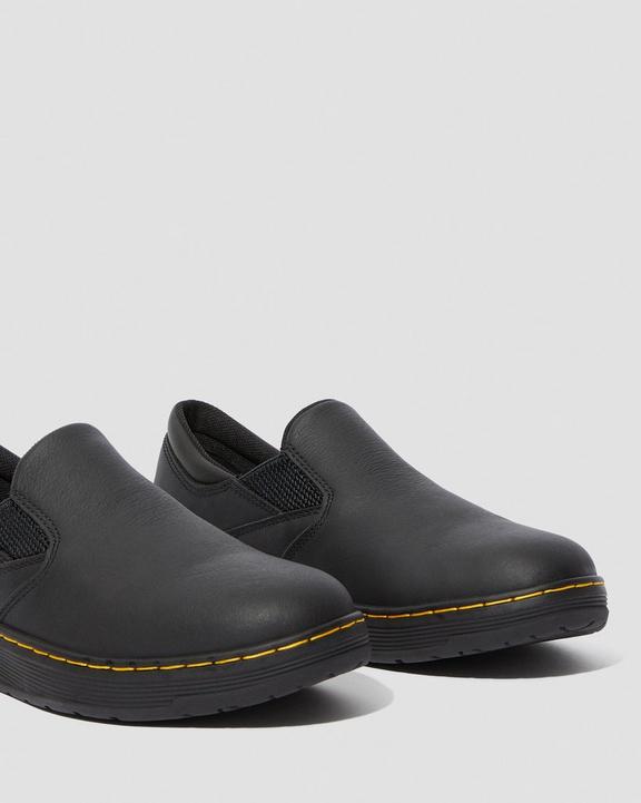 Brockley Slip Resistant Leather Work Shoes Dr. Martens