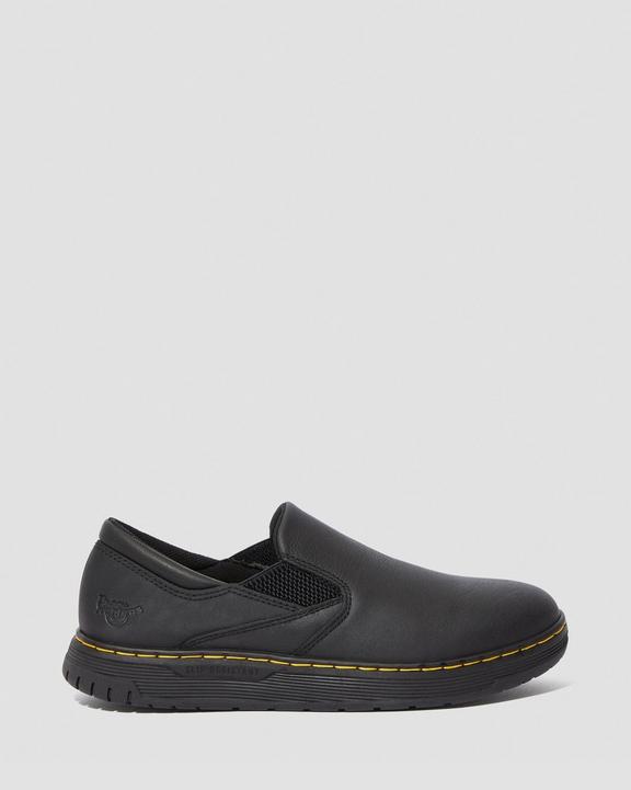 Brockley Slip Resistant Leather Work Shoes Dr. Martens